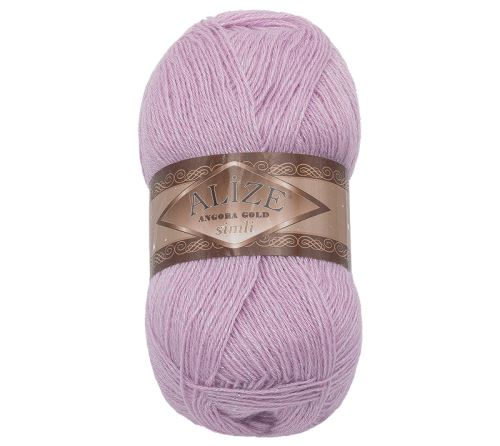 Příze ANGORA GOLD SIMLI světle fialová 100g / 500 m