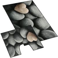 3D tisk sada tmavé kameny sada (60x100, 60x50 cm WC) 3D tisk sada tmavé kameny sada (60x100, 60x50 cm WC)