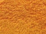 Froté ručník s výšivkou Z lásky 50x100 cm oranžová
